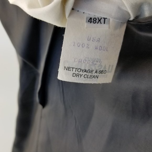 Peter Millar Mens Sport Coat Gray Windowpane Dual - Picture 5 of 5